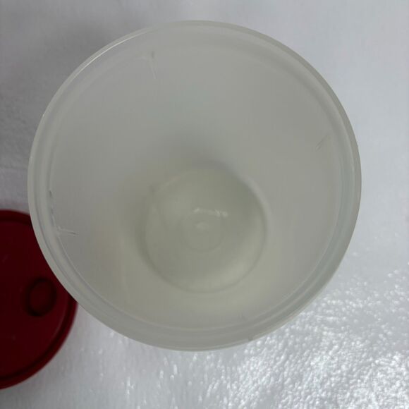 Tupperware #321 Vintage Modular Mate Container with Pour Spout Lid Red - Picture 3 of 9